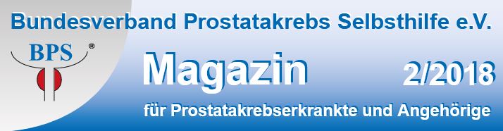 Protonentherapie beim Prostatakarzinom - BPS Magazin 2/2018 - Titelbild