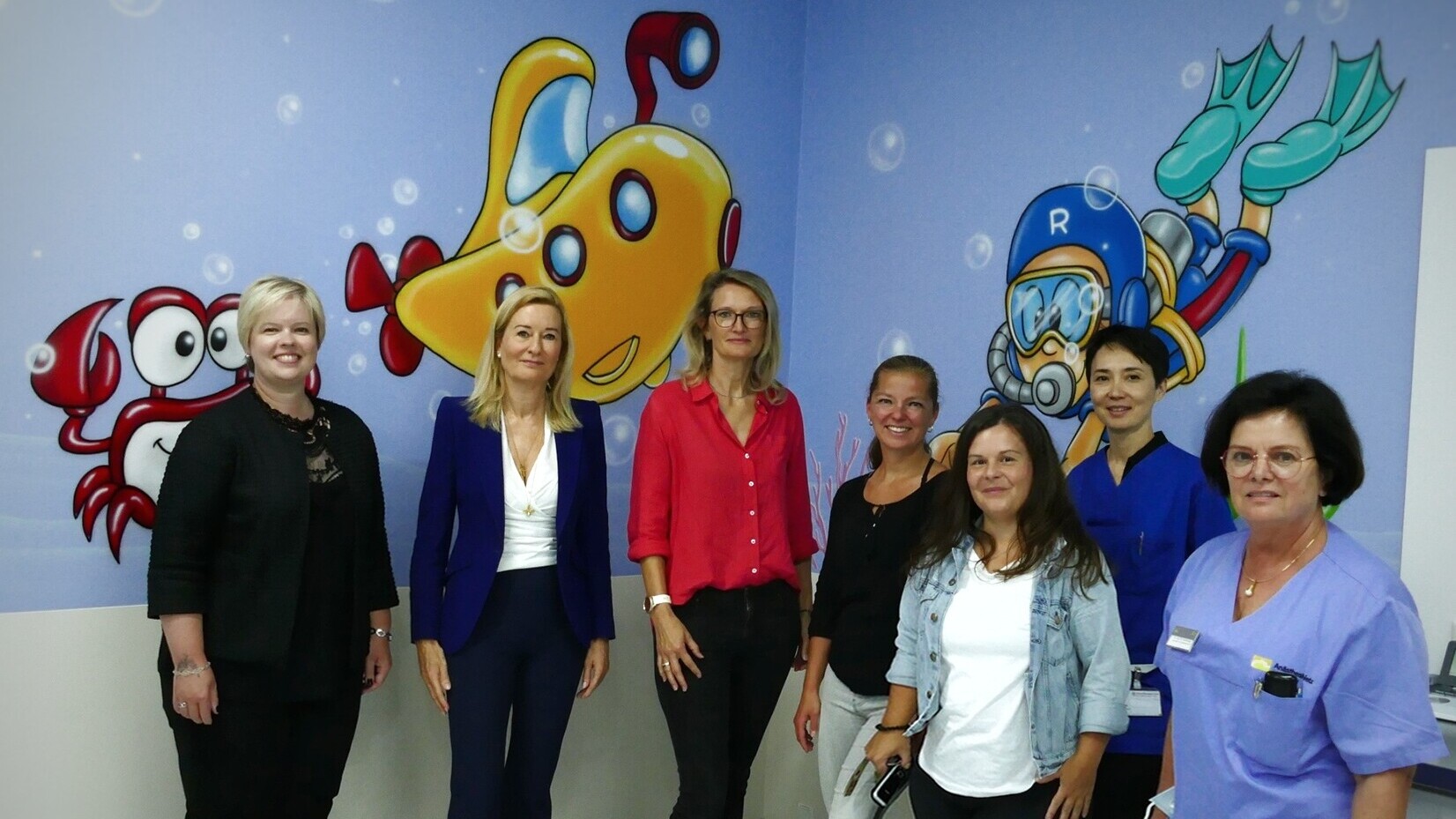 Gruppenbild Anästhesieräume