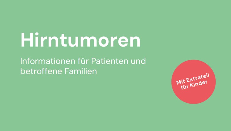 Informationsbrosch&uuml;re zu Hirntumoren bei Kindern - Titelbild